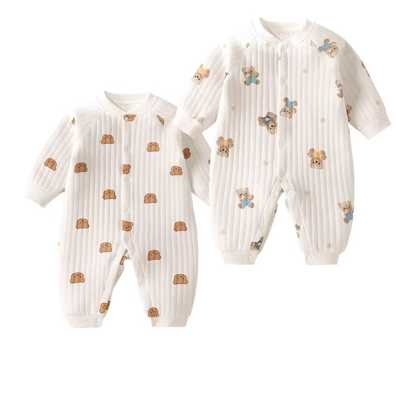 Newborn Baby Clothes Girls Boys Rompers Warm Photography Pajamas Cute Onesies for Babies Long Sleeve Bodysuit & One-Piece